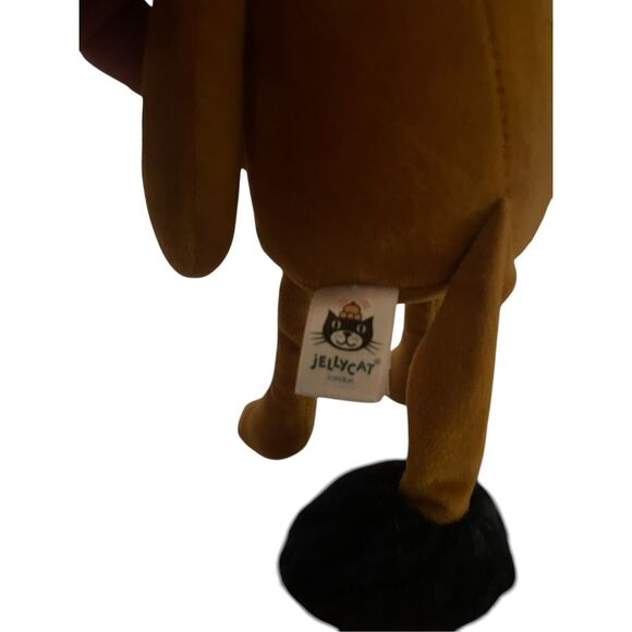 Jellycat Blue Golden Tan Lancelot Lion Swellegant Stuffed Animal Plush 13" - Picture 6 of 7